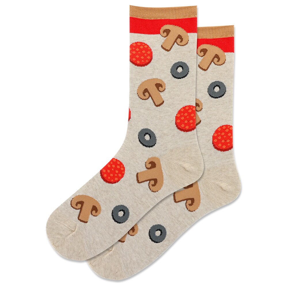 Fashion Accessories, HotSox, Novelty, Accessories, Women, Pizza, Sock, 722701